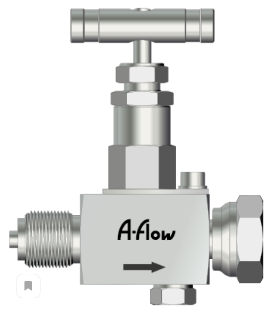 Вентиль манометрический A-FLOW VNG2-AF-14M-8N-D4N Клапаны / вентили