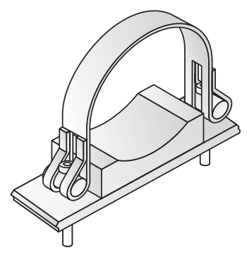 Зажим трубный A-FLOW SNCG Стойки, опоры, подвесы трубные