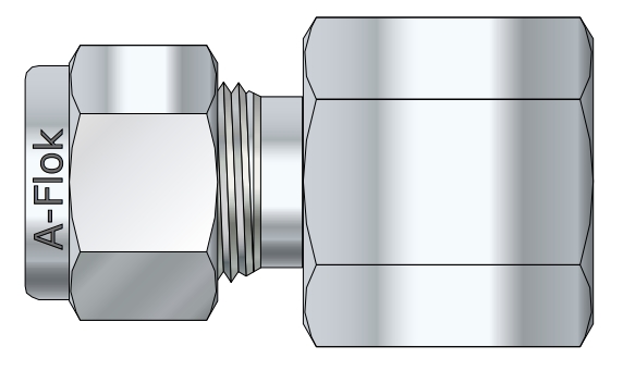 Штуцер резьбовой A-FLOW ACF-12-12N Кабельные вводы и штуцера